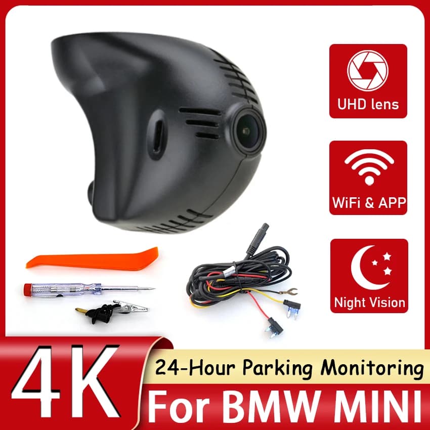 Auto DVR Dash Cam Camera Digital Video Recorder 4K Night Vision for BMW MINI COUNTRYMAN 2008-2012 For MINI Dashcam