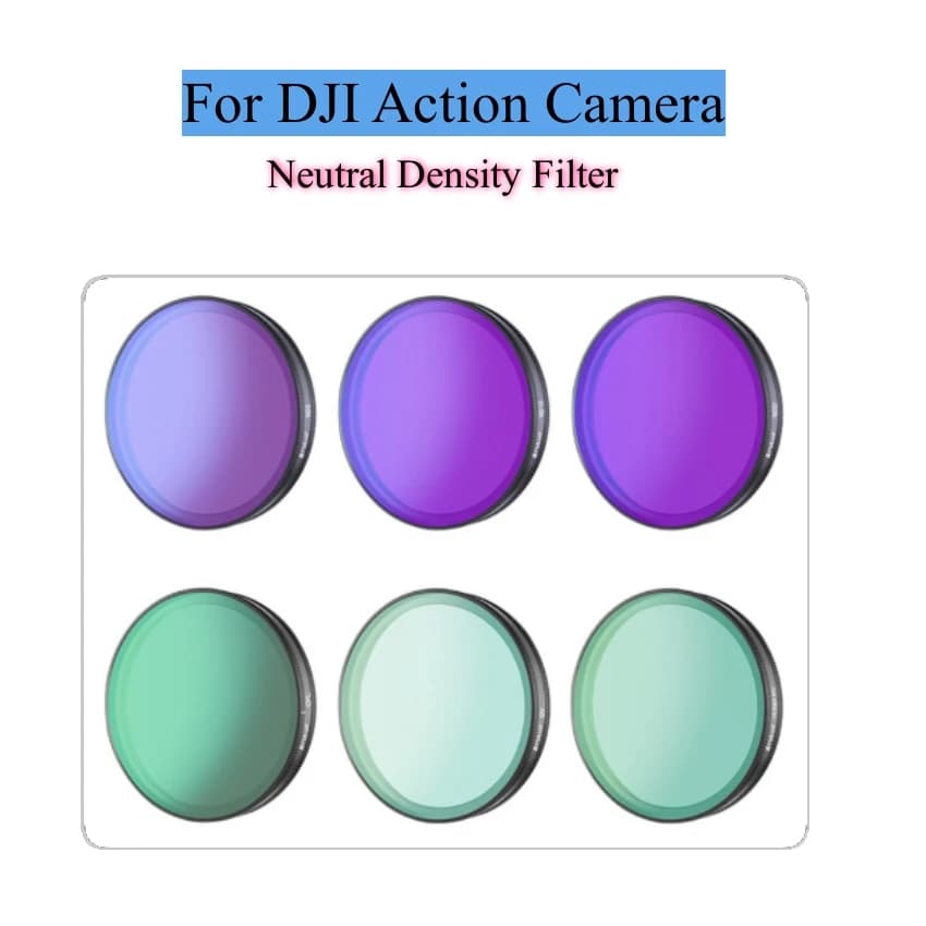 1 PCS Neutral Density Filter for DJI Action Camera CPL Polarizing Filter UV Protection Filter Accessories