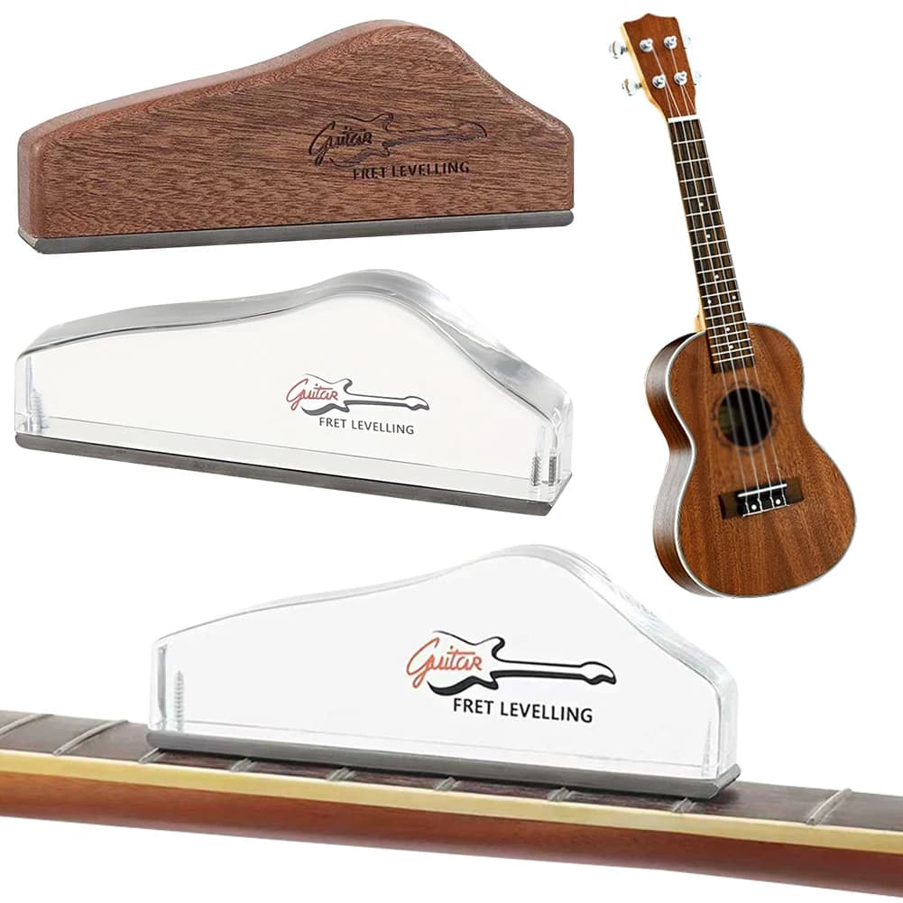 Lima per livellamento tasti chitarra da 6 pollici, Lima piatta per tasti, Strumento di riparazione per luthier per chitarra, basso, ukulele, banjo