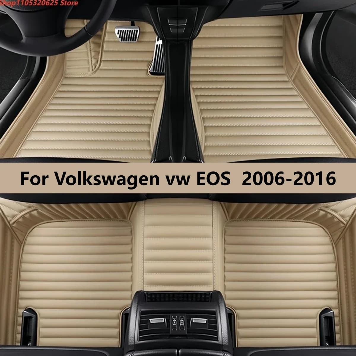 Tappetini per auto per Volkswagen vw EOS 2016 2015 2014 2013 2012 2011 2010 2009 2008 2007 2006 accessori auto Tappeto per auto