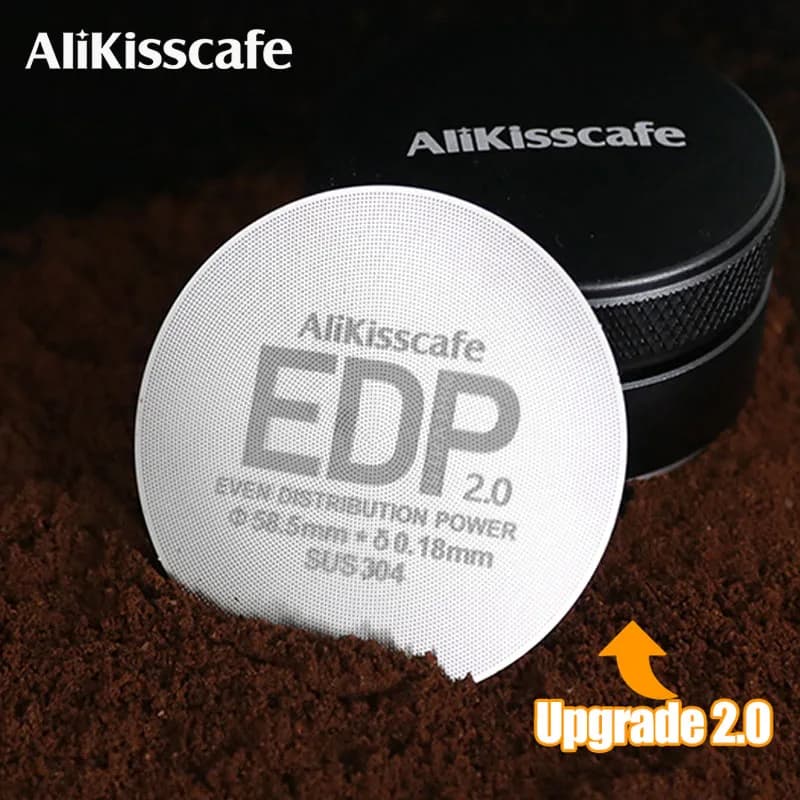 Alikisscafe Espresso Puck Filter Screen 51mm 53.5mm 58.5mm 57mm For Delonghi Breville Wallet Barista Tools Coffee Accessory