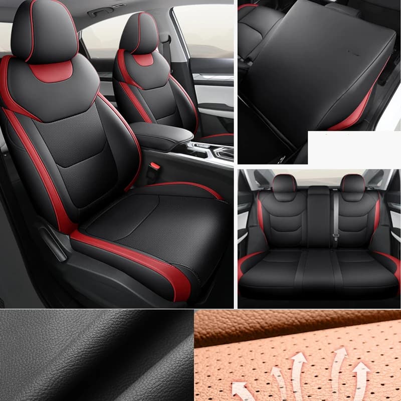 Customized Durable Car Seat Covers for Toyota Corolla Wish Hilux Prius RAV4 Raize CHR Camry Interior Anti-slip Car Accessories