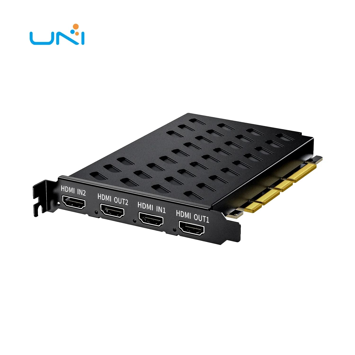 Apparecchiatura per scheda di acquisizione video Unisheen 2 canali 4k60 4k hdmi PCI-e inteace