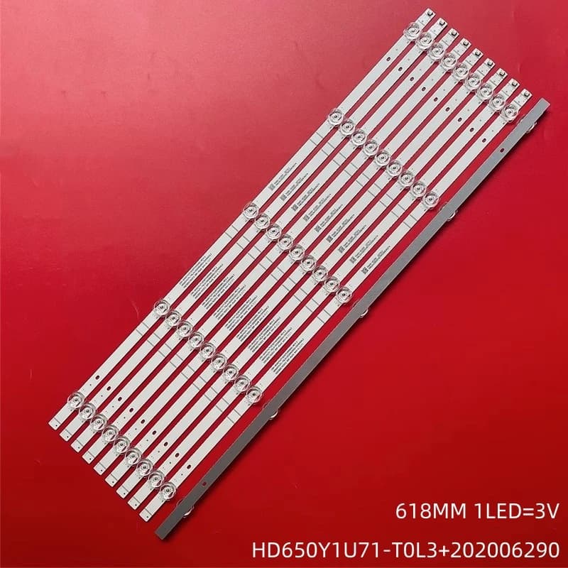 Strisce LED 100021261 HISENSE 65R7G5 65R6G 65R6E4 65A6H 65A6G HE65A7G 65C350KU 65C350KE LB6508H HD650Y1U51-T0L2