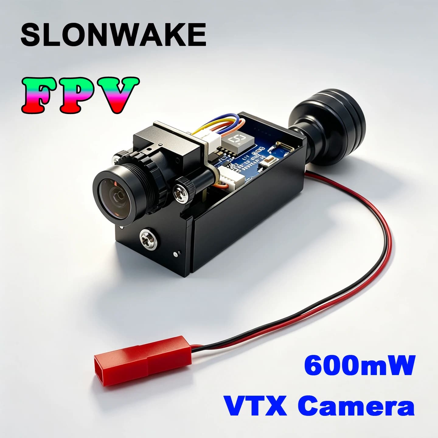 SLONWAKE 5.8G 48CH 600mW Wireless AV Image Transmission Transmitter &1000TVL 2.8mm Camera for RC FPV Quadcopter Aircraft Drone