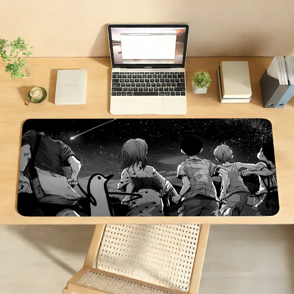 Goodnight P-punpun Tappetino per mouse per computer portatile Tappetino per mouse antiscivolo in gomma Tappetino per mouse per giocatori Decoracion Desk Mat