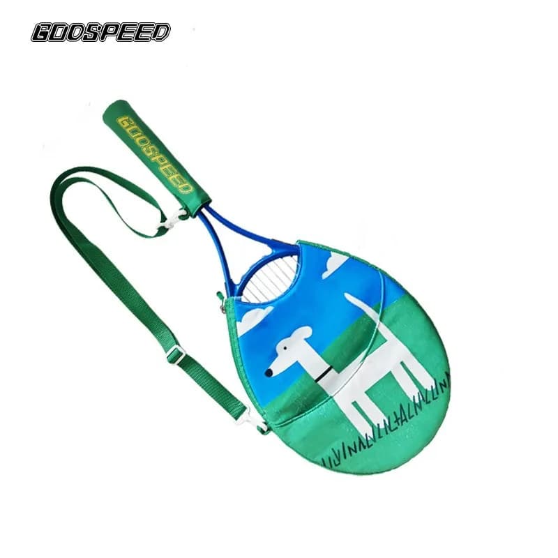 Borsa per Racchetta da Tennis Portatile con Manico Indipendente, Custodia Protettiva per Allenamento all'Aperto, Borsa Sportiva Protettiva