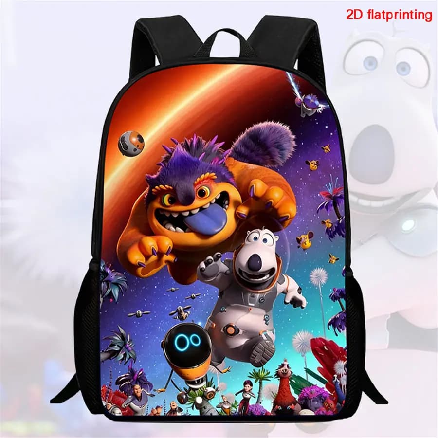 Zaino per bambini, zaino scolastico, zaino per bambini con orsetto dei cartoni animati, zaino di grande capacità per ragazzi e ragazze adatto per 5-10 anni
