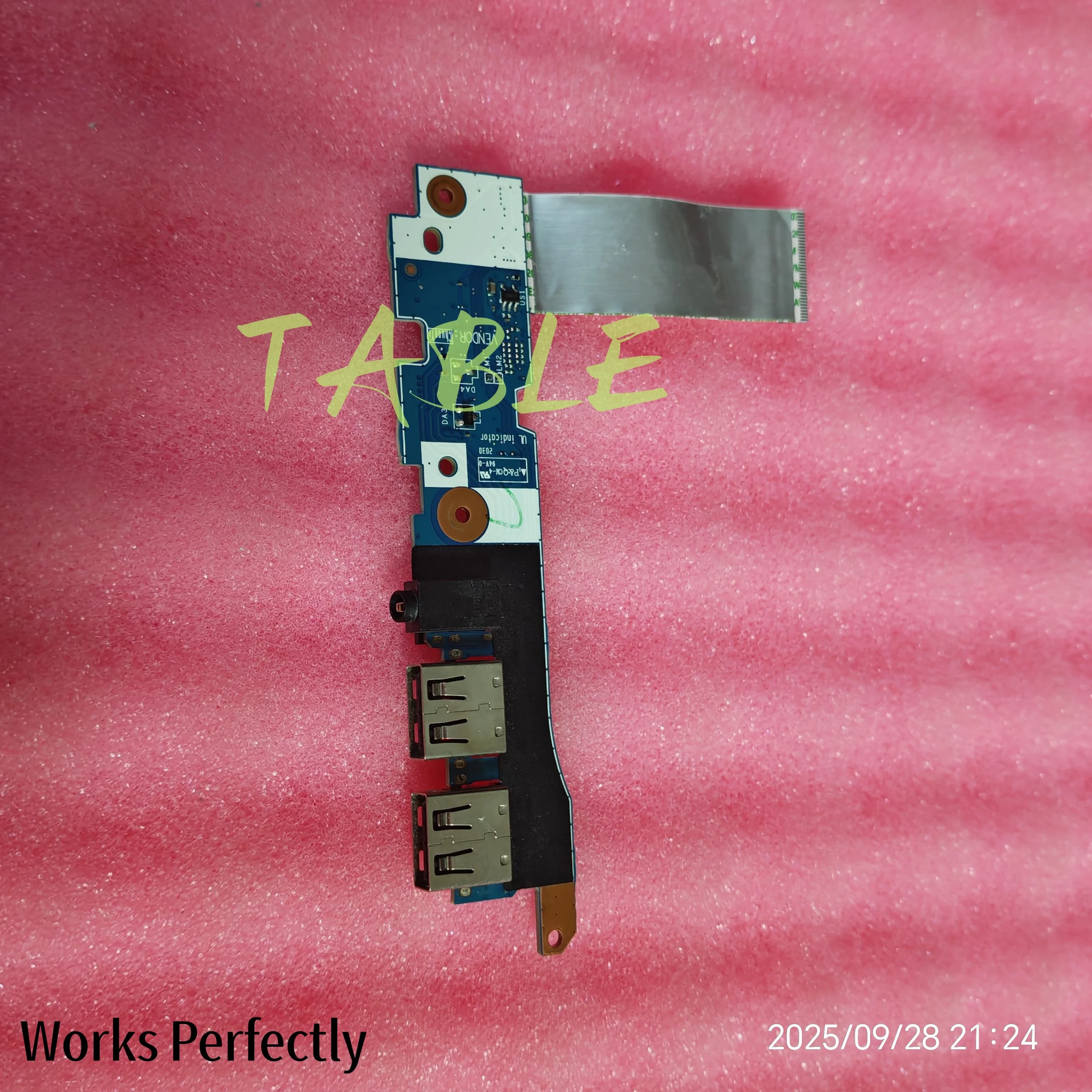Original for HP Pavilion Gaming 17-CD TPN-C142 USB laptop ADUIO IO SCHEDA and 455OV632L01 free shipping test well