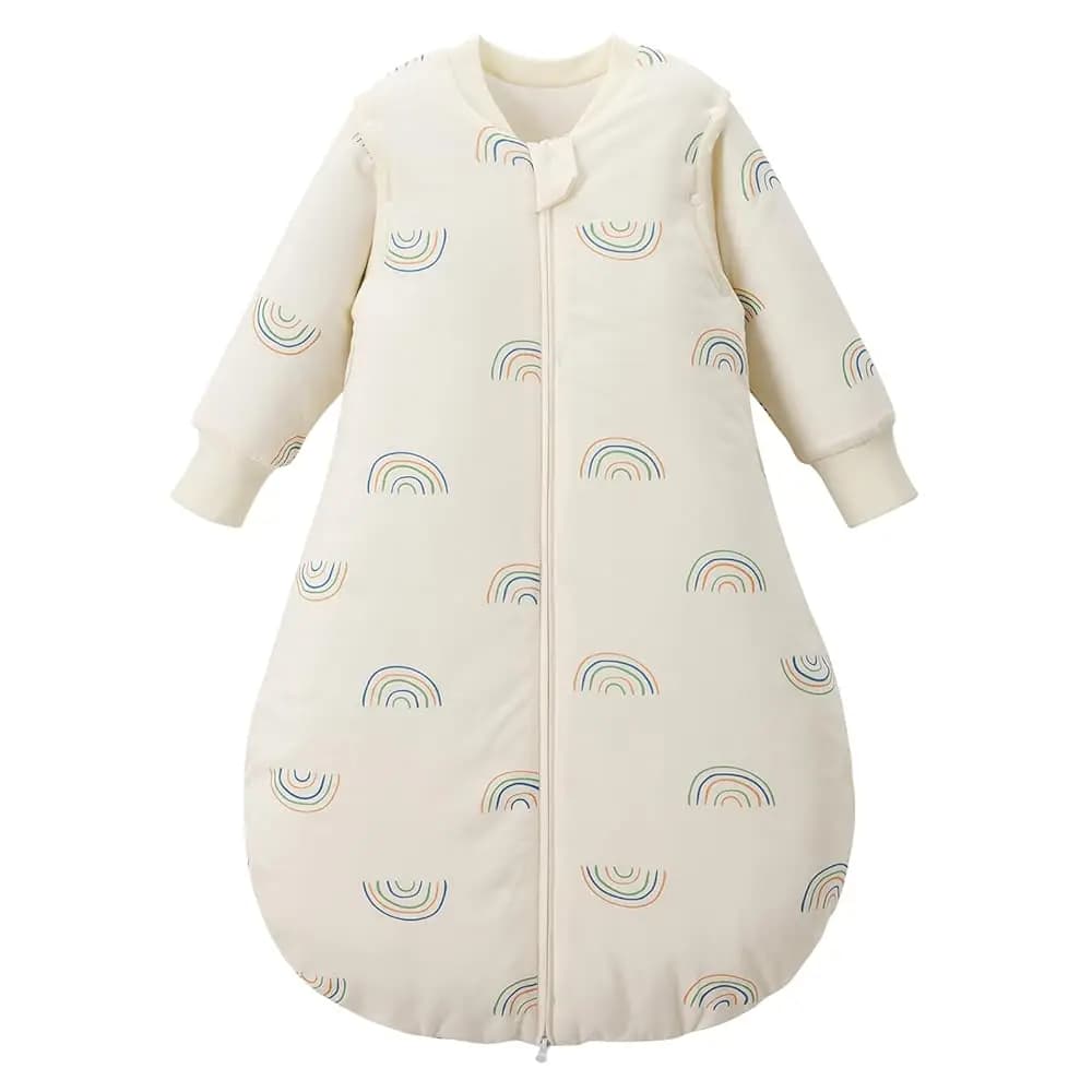Sacco nanna per neonati 100% cotone biologico, leggero, traspirante e comodo per bambini piccoli