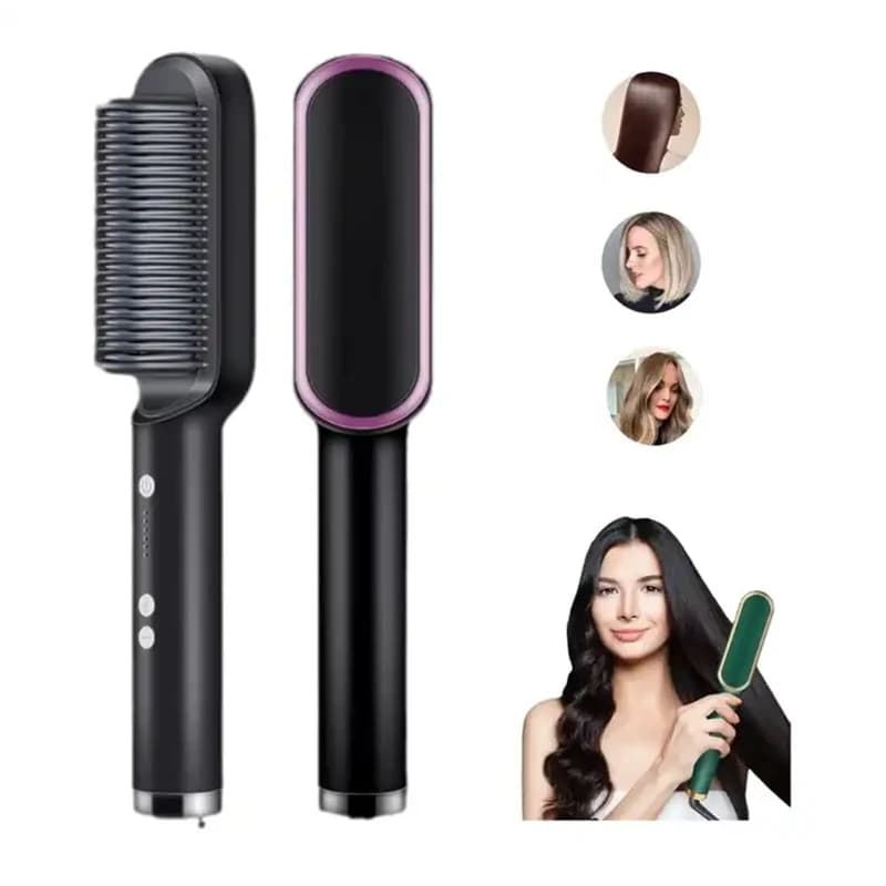 High-quality electric straightener, professional curling iron, straightener comb, quick-heating ceramic straightener