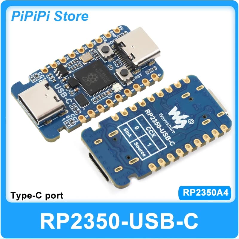 Scheda di Sviluppo Mini USB-C RP2350 Basata su Raspberry Pi RP2350A, Dual-Core e Dual-Architecture
