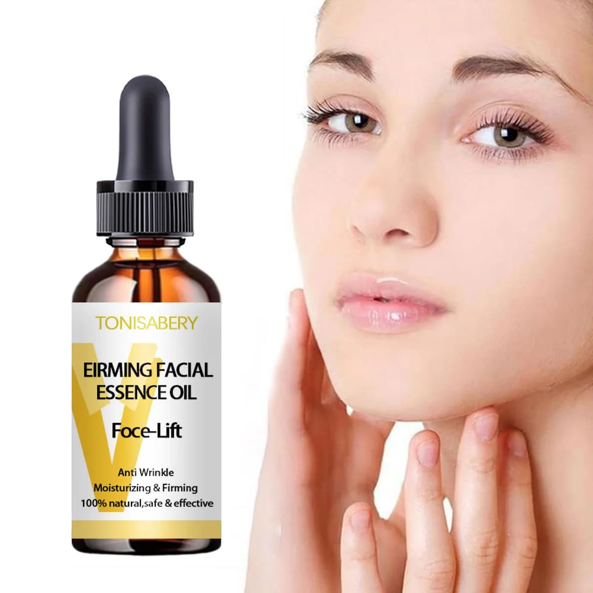 Essenza viso olio viso istantaneo V Olio essenziale viso solleva, rassoda, snella, nutre e protegge efficacemente la pelle