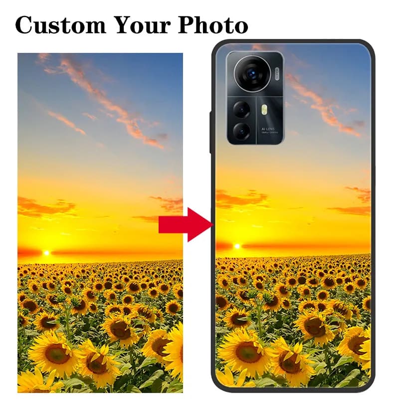 Custodia morbida personalizzata fai-da-te per ZTE Blade A53 A31 A51 A71 A35 A55 Axon 20 A72 5G A72s 4G V10 V30 V40 Vita V41 Smart L210 L9