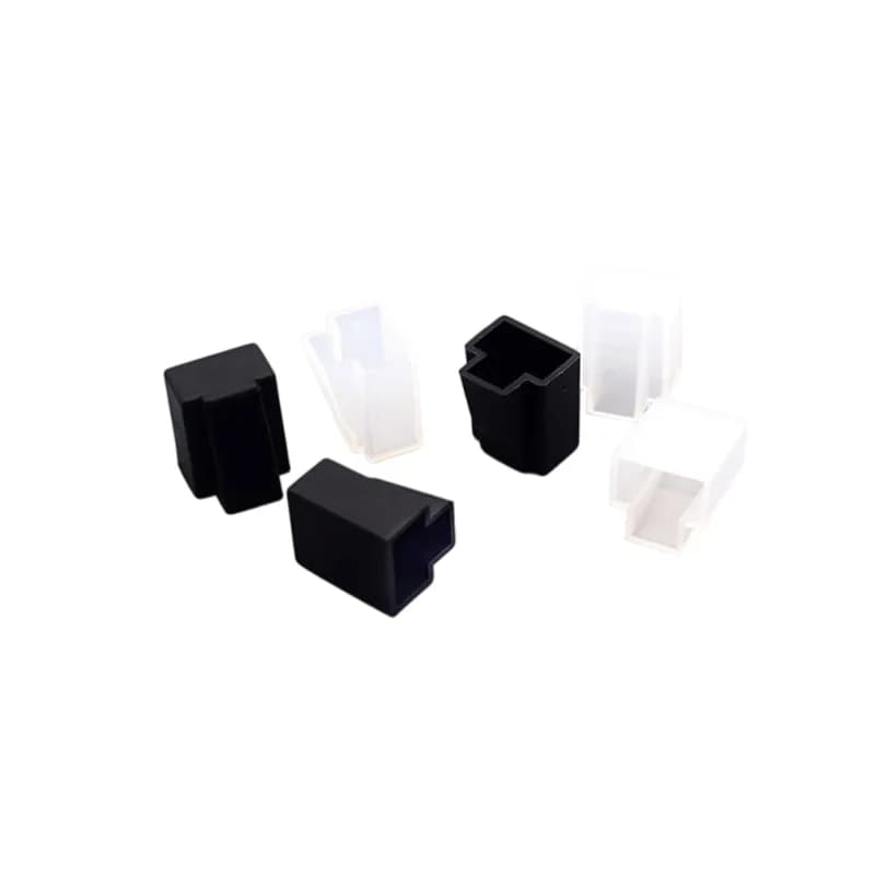 OULLX RJ45 Connettore Ethernet Cust Cover Spina di rete Tappo di copertura Cappello per Cat5e Cat6 Cat7 Protezione RJ45 Spina Custodia Lan Protector