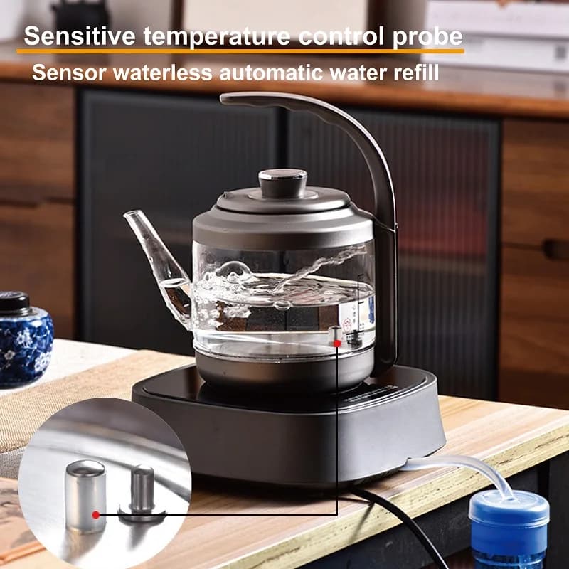 Electric kettle 1000 ml 1350 W Fully automatic inferior pump Quick hot kettle Office teapot Teapot with glass temperature control