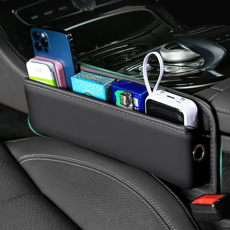 Organizer per Sedile Auto con Vano Portaoggetti per Toyota Yaris Cross, Corolla, Prius, Auris, CHR, Land Cruiser, Camry, Avalon E210, RAV4 XA50, RAV4