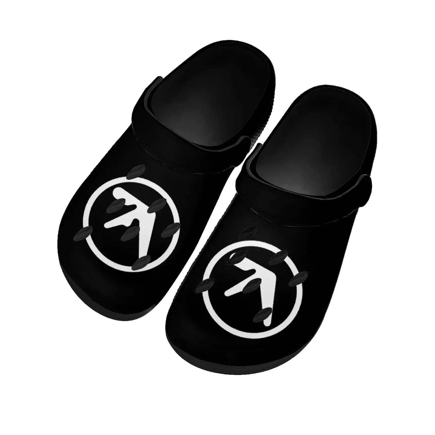 Aphex Twin Electronic Music Mixer Home Clogs Custom Water Shoes Mens Womens Teenager Shoes Clog Breathable Beach Hole Slippers
