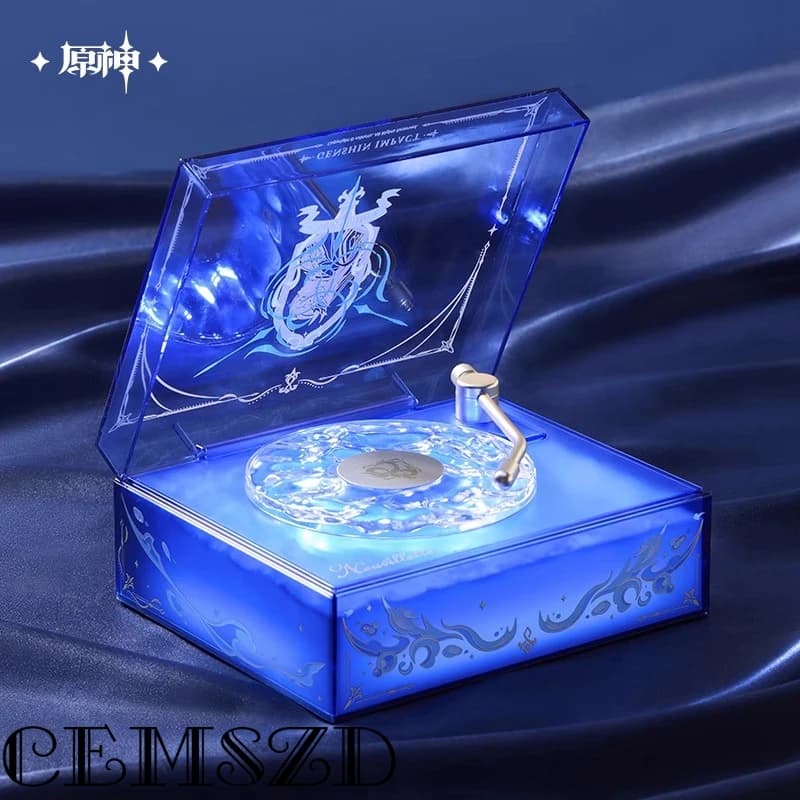 [Genuine] Game Genshin Impact Neuvillette Bluetooth Speaker Cosplay Anime Cartoon Masquerade Accessories Puntelli Christmas Gifts