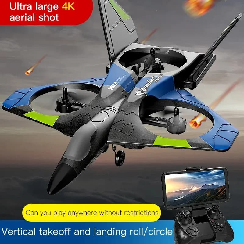 V27 schiuma aliante aereo telecomando RC aereo 2.4G Fighter Hobby aereo EPP RC Drone con fotocamera elicottero giocattoli per bambini