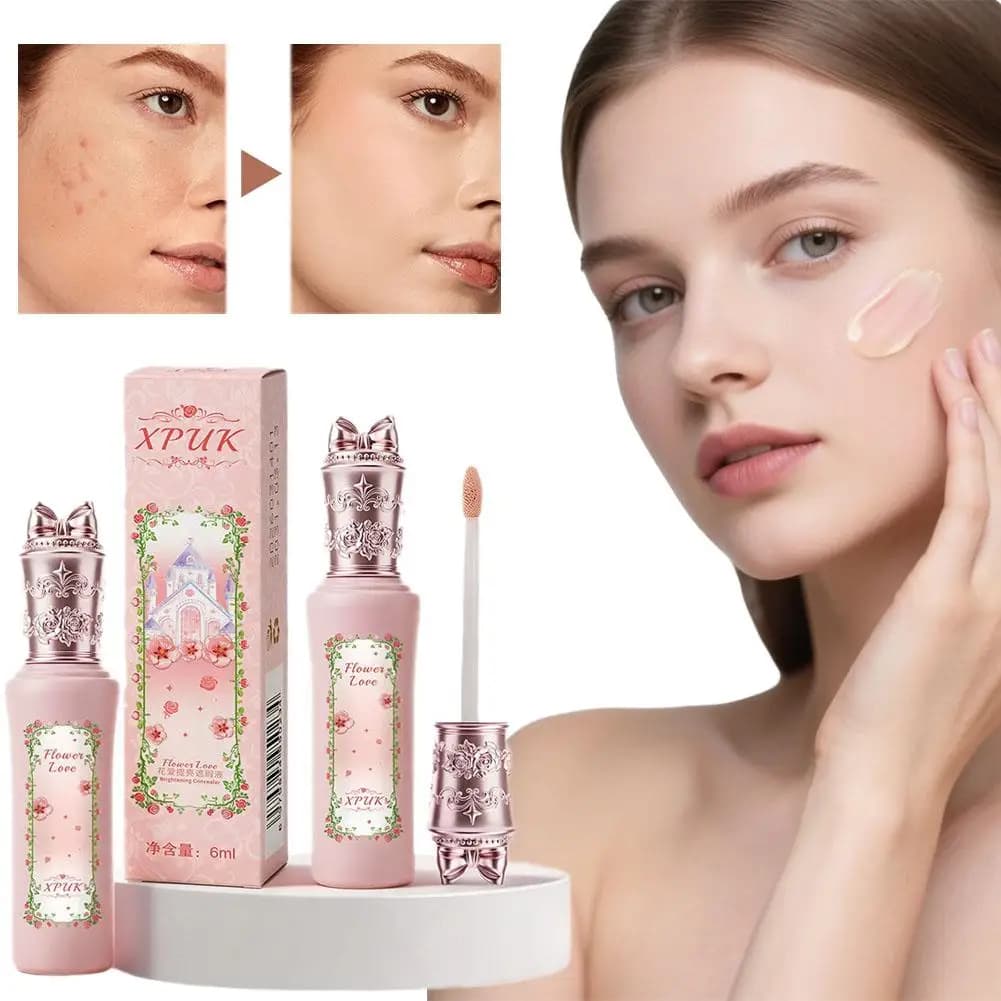 Flower Knows Midsummer Concealer Lightweight Cream With Hyaluronic Acid,Liquid Highlighter For Dark Circles & Redness J3P5