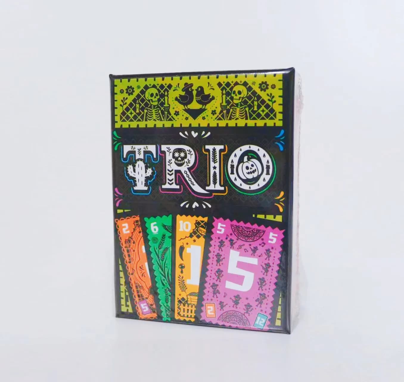 Trio, Gioco per famiglie, Gioco di carte, sull'elenco di raccomandazione 2024 Gioco dell'anno, 3-6 giocatori, da oltre 8 anni, 15 minuti