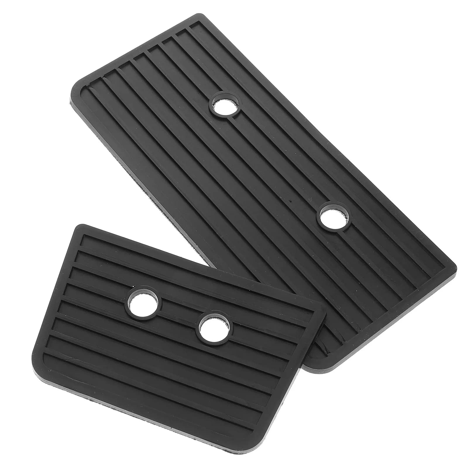 2 Pezzi Protezioni Professionali per Pedali Batteria, Cuscinetti Antiscivolo in Gomma Universali per Pedali Bass/Jazz, Protezioni per Cerchi