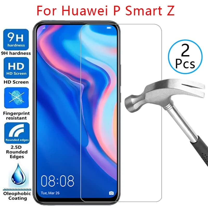 Pellicola Protettiva in Vetro Temperato per Huawei P Smart Z, Cover Protettiva per Telefono 360°