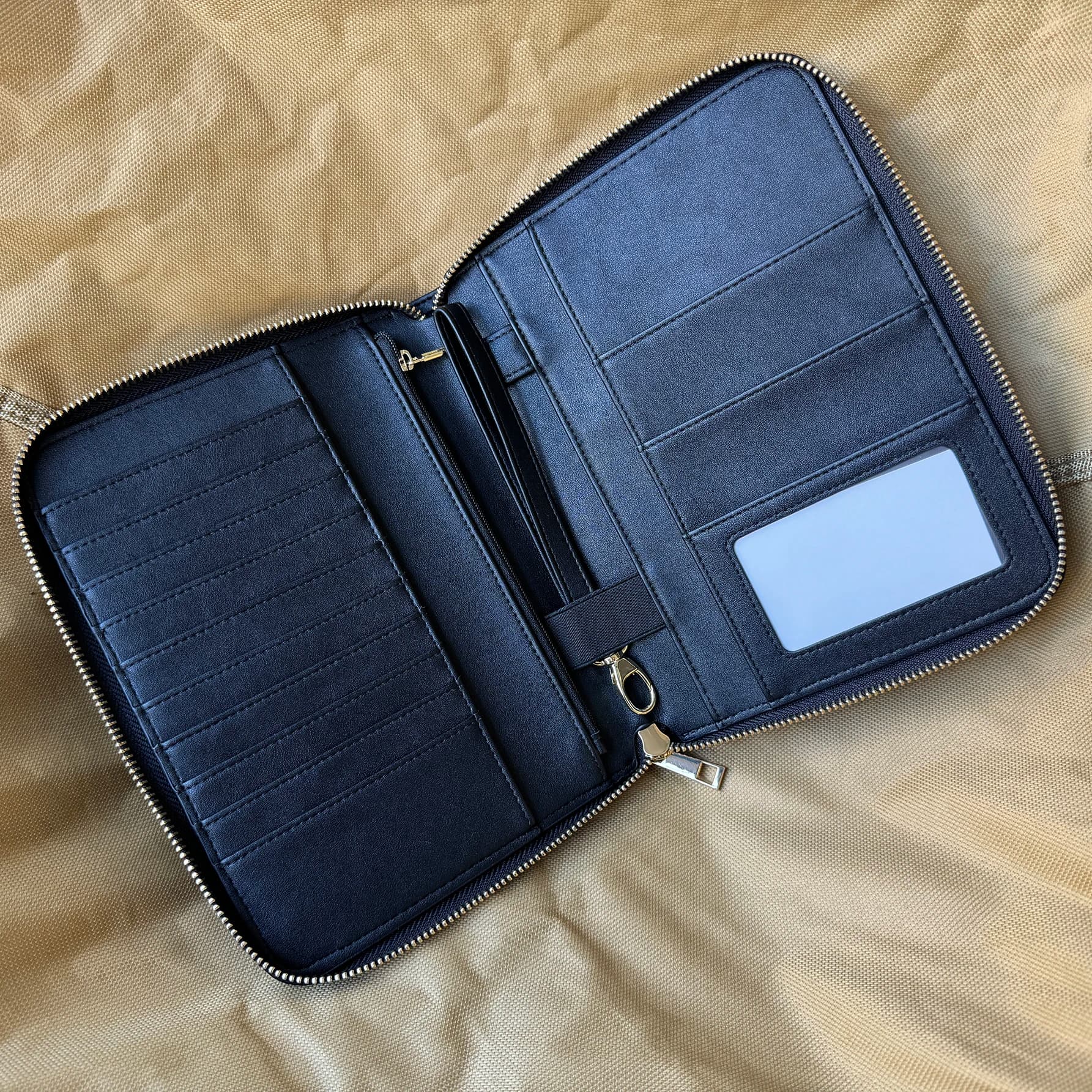 2026 NEW A5 Planner Health Handbook Notebook zipper bag PU leather passport cover Diary Journaling Supplies Stationery black