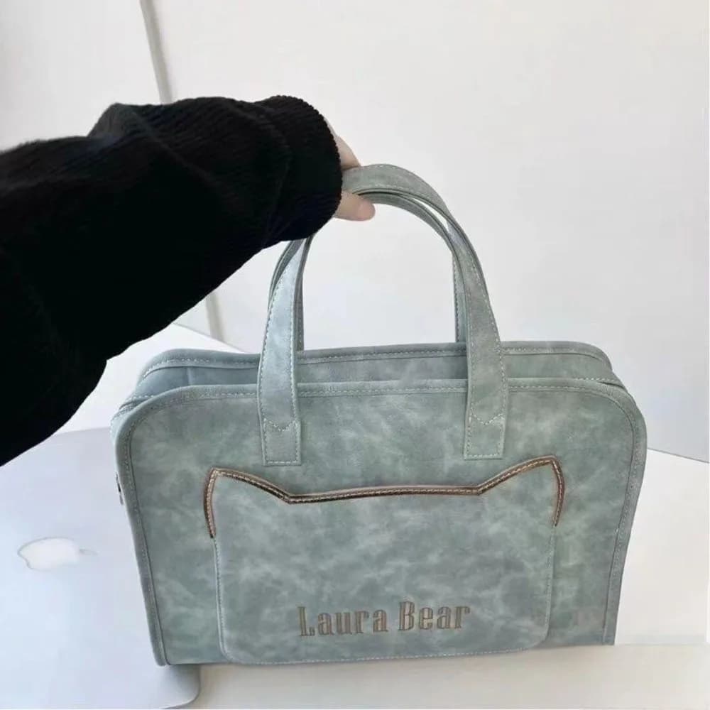 Custodia per Tablet Portatile, Borsa per Laptop in Pelle PU Antiurto con Cinghie, 13/14 Pollici, Borsa per Computer per Uso Quotidiano