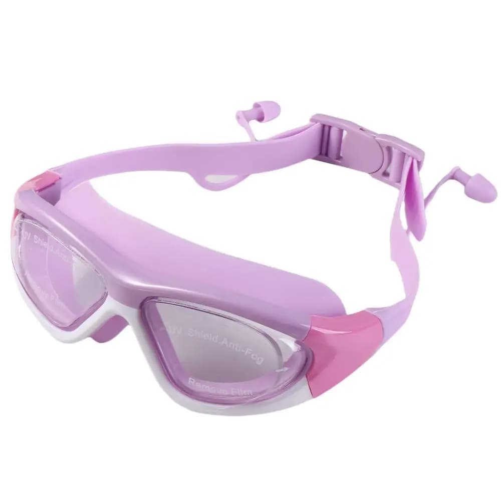 Sports Eyewear Wide Vision UV Protection Earplug Swimming Gear Underwater Goggles Swim Eyewear Swimming Glasses Swim Goggles