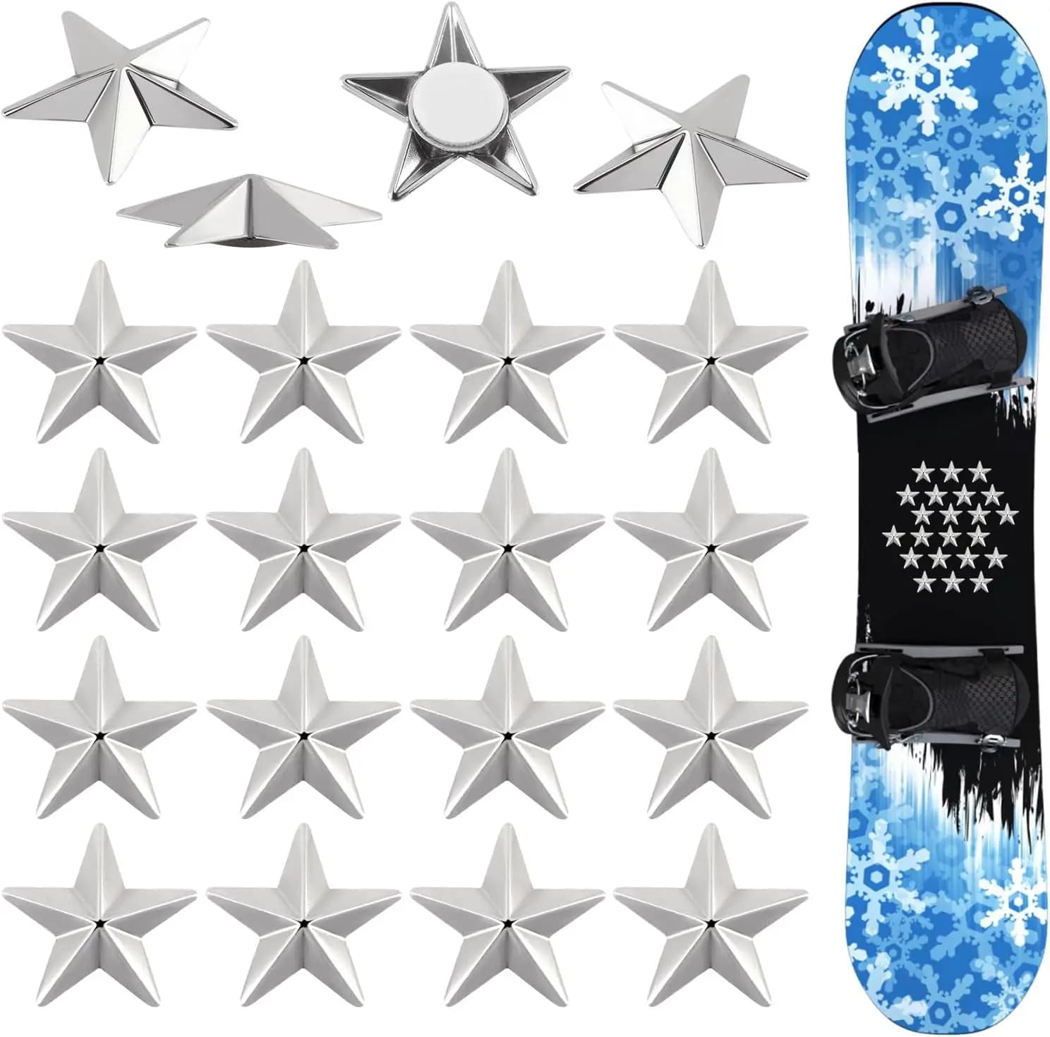 Pyramid Studs Snowboard Pads Anti-Slip Snowboarding Spike Stomp Pad Self Adhesive Snowboard Step Boot Treadle Pad Accessories