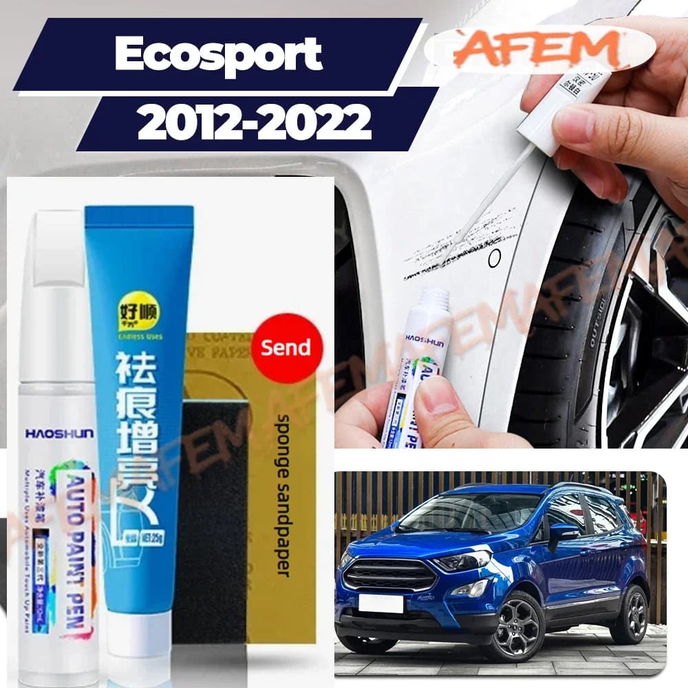 Car Touch Up Paint Pen Scratch Repair Scratch Remover Wax Paint Care For Ford Ecosport 2012-2022 2021 2020 2019 2018 2013 2014