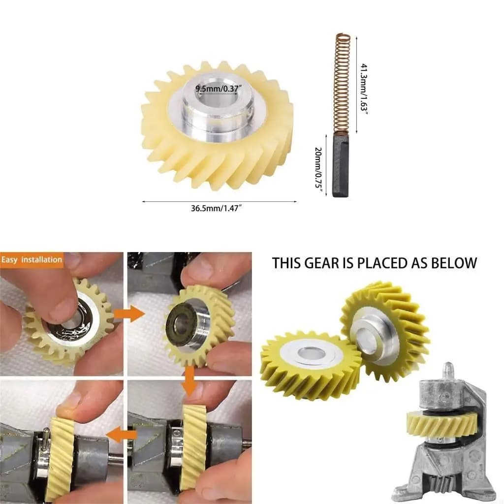 J1HF Carbon Brush Plastic Metal Material for 5K45SS 5K5SS 5K5SSWHK55K 5KPM5 Mixer