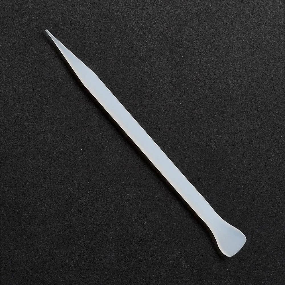 5pcs Reusable Silicone Stirring Sticks for UV Resin Epoxy Resin Craft Making White 120x12x4.5mm