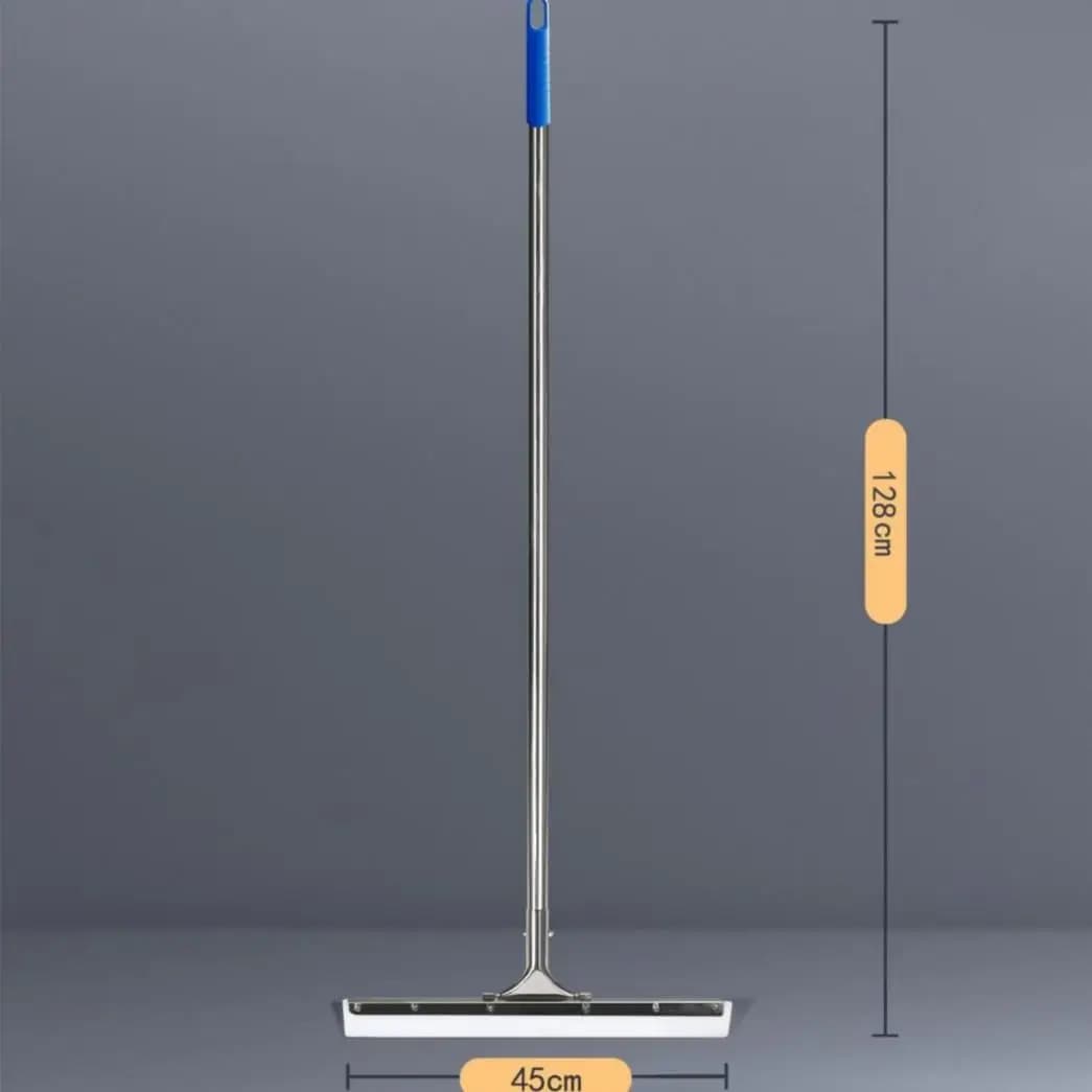 Raschietto per Pavimenti in Acciaio Inox 45556075CM, Spazzola per WC, Strumento di Pulizia Domestica, Raschietto per Acqua
