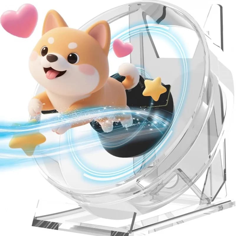 Small-sized desktop model naked-eye 3D holographic fan screen projector, USB plug-in, built-in audio advertising machine project