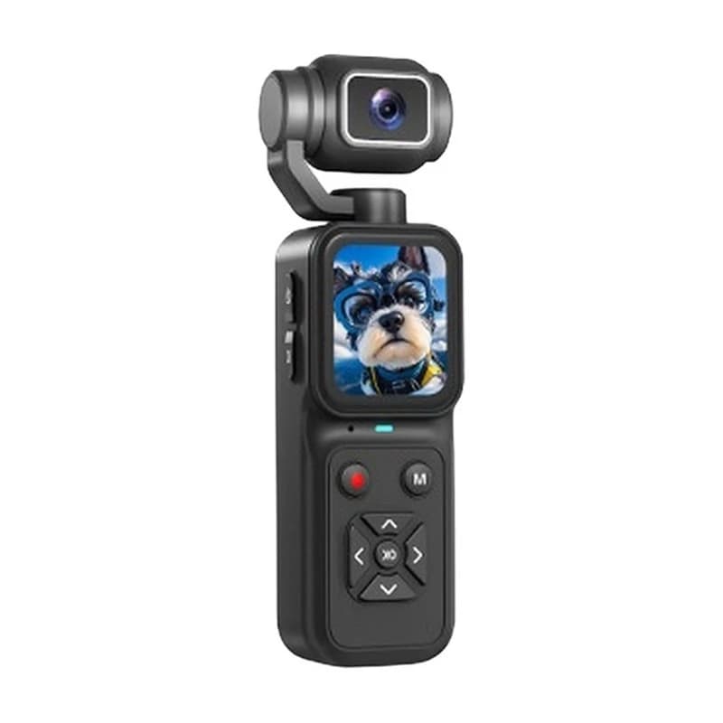 LXYB18B 4K Action Camera 16X Digital Zoom 180° Lens Flip 1.69 Touch Screen 48MP Pocket Digital Camera Sports Cam