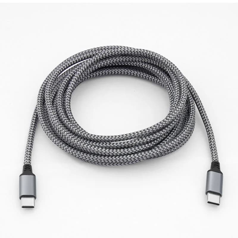 100W Data Cable 5A Suitable For Hua-Wei Notebook, Xiaomi Notebook PD Dual Head Type-c100WPD Data Cable