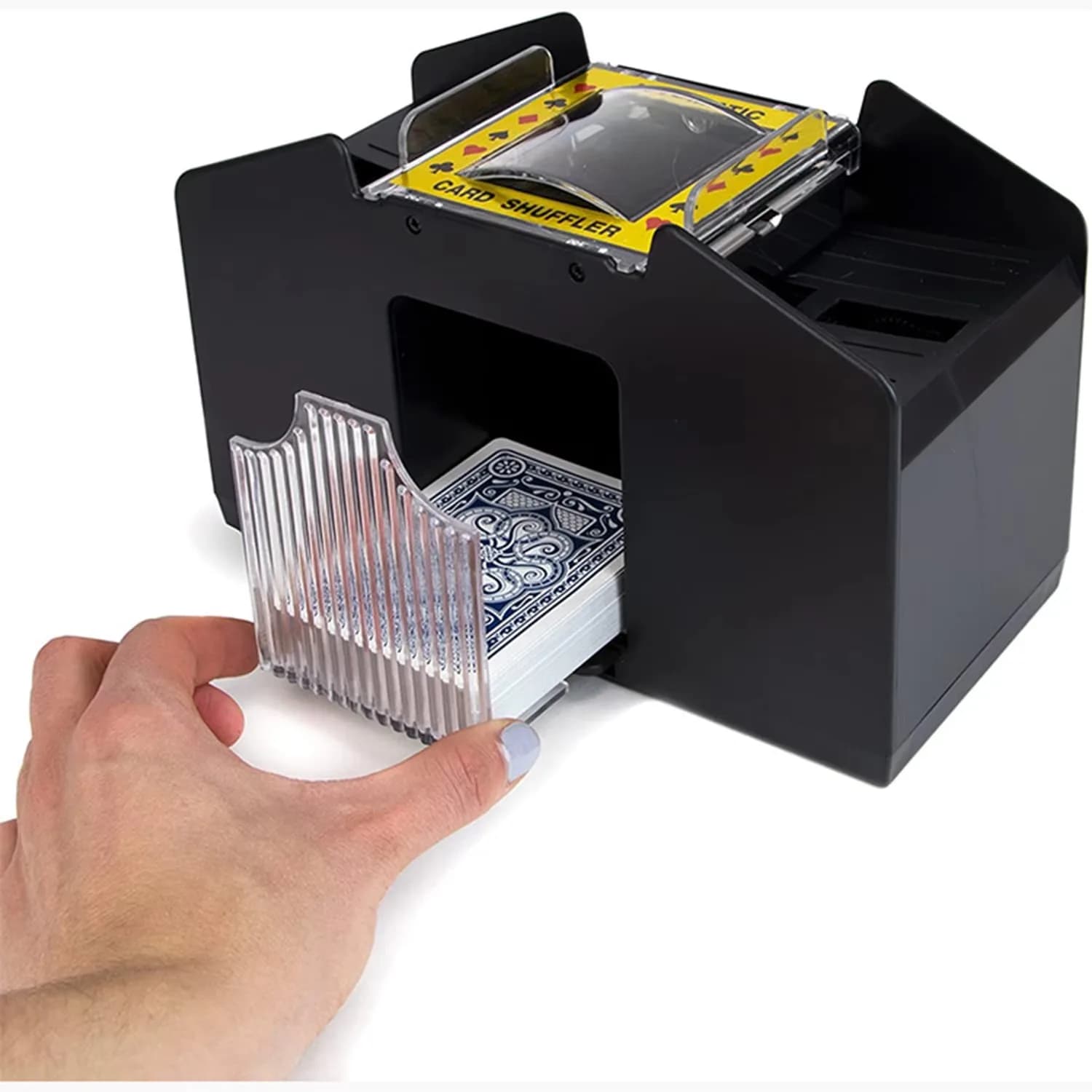 2026 Mescolatore Automatico di Carte a 2 Mazzi, Macchina Automatica per Mescolare Carte da Gioco, Ordinatore e Distributore per Poker, per Viaggi e Casa