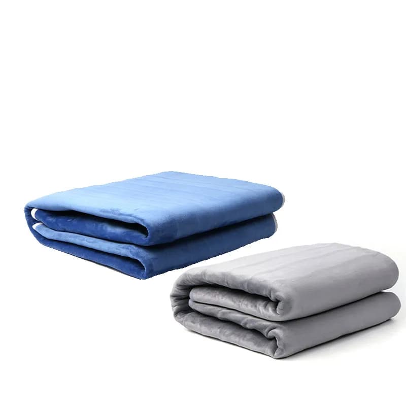 110V JP Plug Heated Throw Blanket Washable Soft Flannel Electric Heating Blanket with Auto Off Timer Overheat Protection
