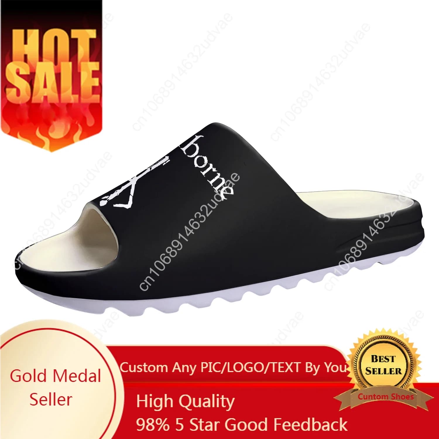 Slliper con suola morbida su misura Bloodborne Zoccoli per la casa Scarpe da acqua Uomo Donna Adolescente Bagno Spiaggia Passo in Slliper
