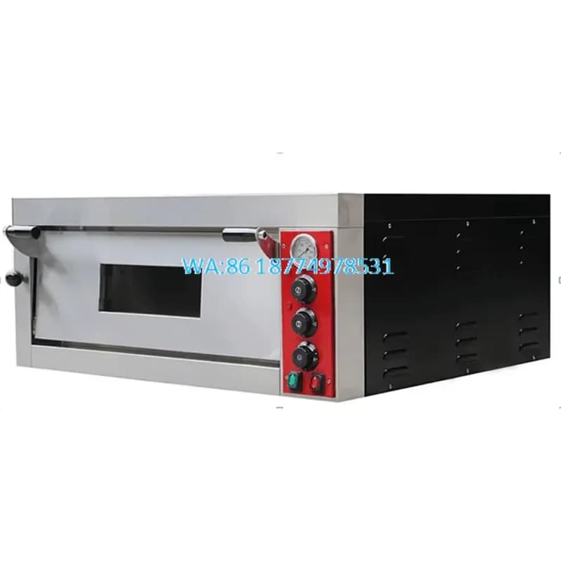Wmwmnu High Efficiency Portable Commercial Pizza Oven with Stone for Restaurant Home Use