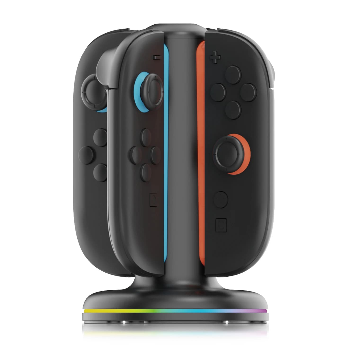 Charging Dock for Switch 2, Accessories for Switch 4 Joy con,Charger with 9 Touch LED Light Effects PG-SW2052