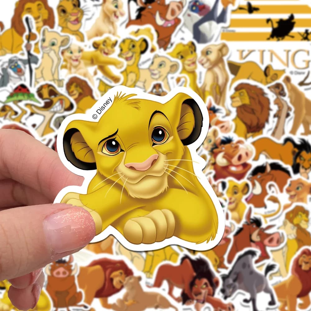 10/30/50PCS Disney Movie Il Re Leone Del Fumetto Adesivi Carino Decalcomanie Giocattoli Per I Bambini FAI DA TE Scrapbook Laptop Bagagli Telefono Casco Auto