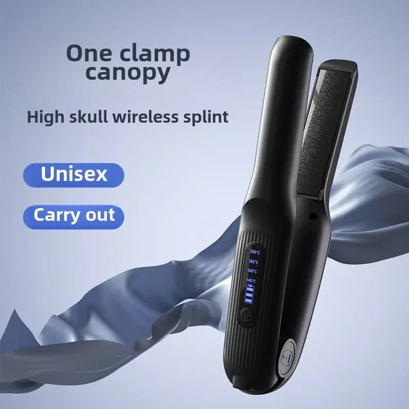 Mini wireless portable hair plate, double-use slate plate, rechargeable, for dormitory