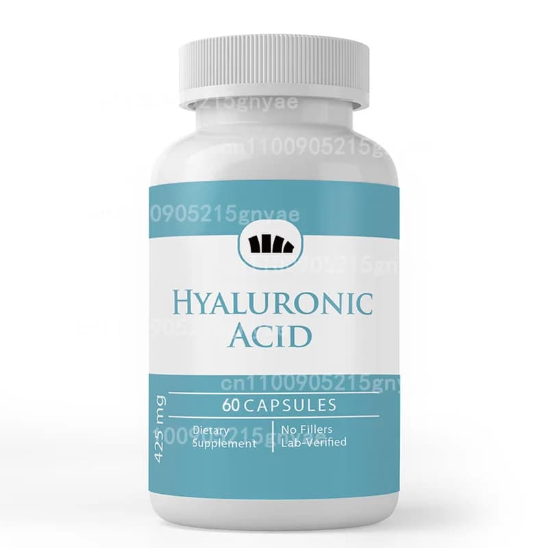 Hyaluronic Acid Supplement 250mg | Skin hydration, joint lubrication, hair health and eyes -60 capsules