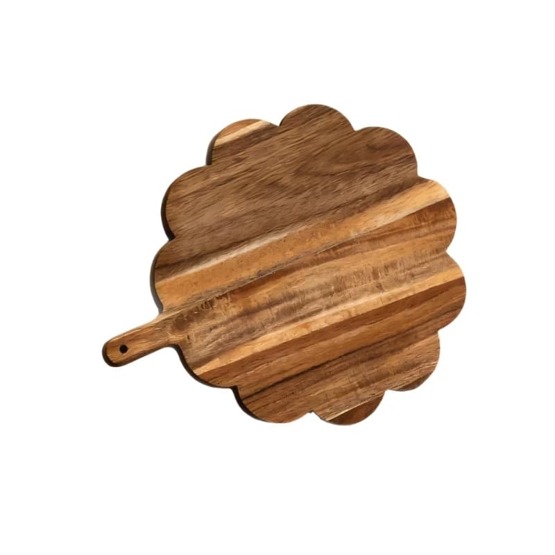 Kitchen Chopping Board Scalloped/RectangularShaped Cutting Board Kitchen Tool J0MC