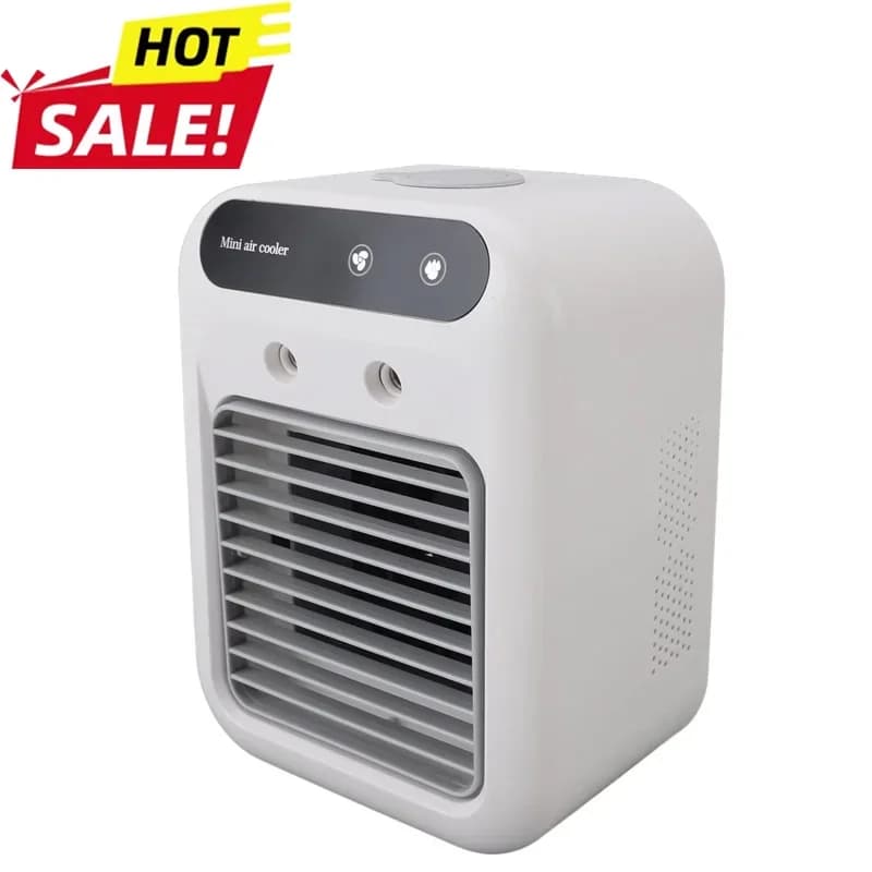 Mini Ventilatore USB da Tavolo Portatile Silenzioso con Funzione di Raffreddamento e Umidificazione per Camera da Letto e Uso Domestico