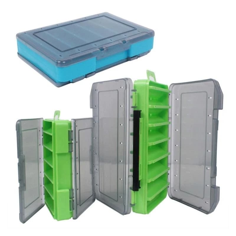 Visible Housing Box for Equipment Fishing bait Hooks Housing for multi compartment fishing gear Box